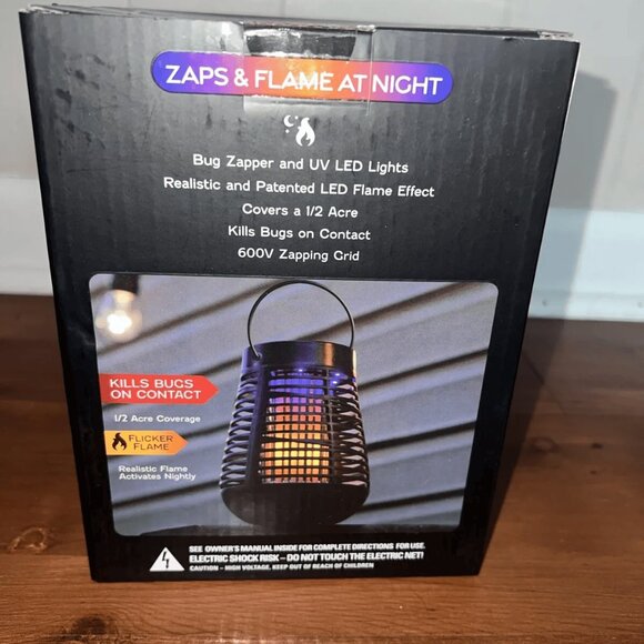 Pic Solar Insect Killer Torch with LED Flame Effect, 1/2 Acre Coverage NEW - Picture 4 of 5